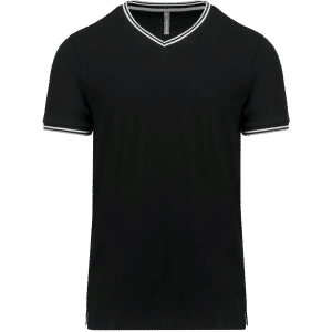 T-shirt maille piquée col V homme