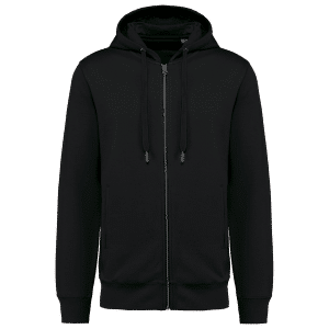 Sweat-shirt french terry écoresponsable zippé à capuche unisexe