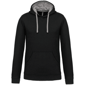 Sweat-shirt capuche contrastée homme