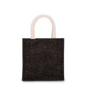 Sac style cabas en toile de jute - petit modèle