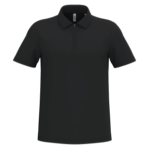 Polo de sport col 1/4 zip homme