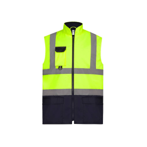 Bodywarmer rembourré haute visibilité