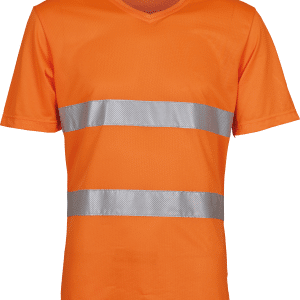 T-shirt col V haute visibilité Top Cool